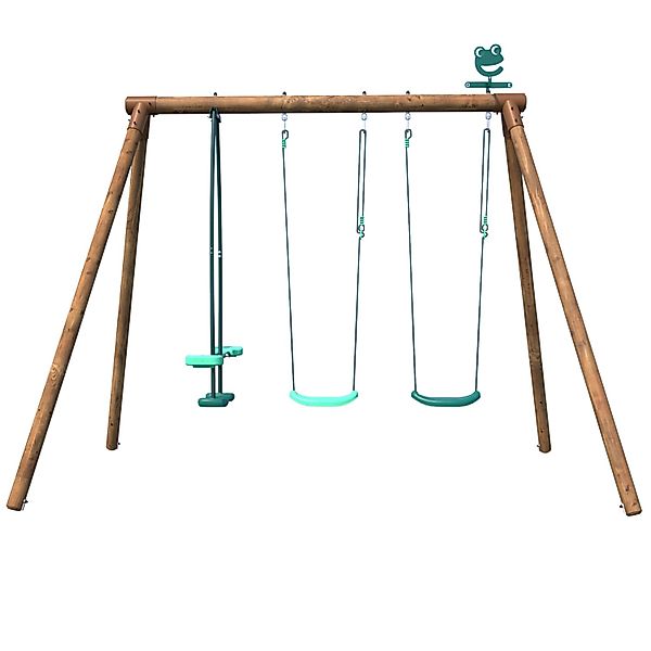Soulet Holzschaukel Polo 307 cm x 189 cm x 222 cm günstig online kaufen