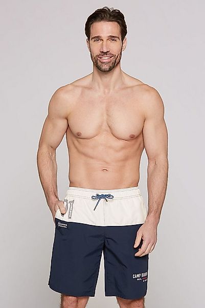 CAMP DAVID Badeshorts mit Logo Print günstig online kaufen