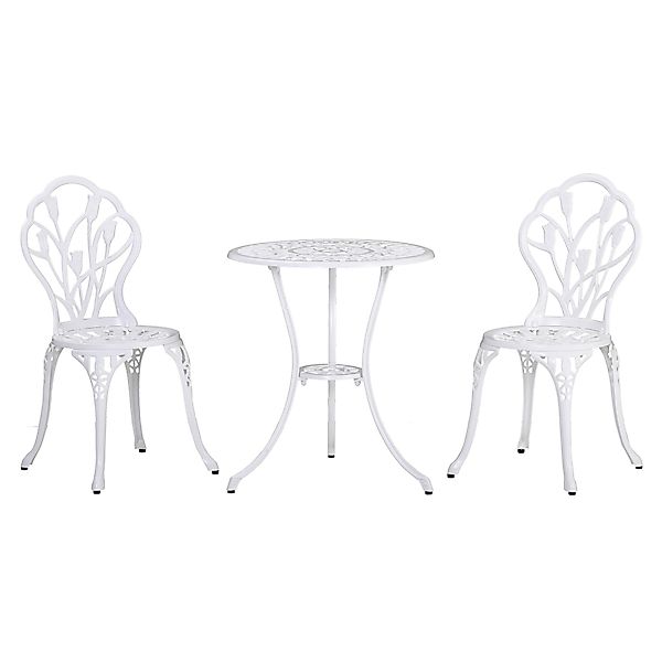 Outsunny Sitzgruppe Gartenmöbel-Set mit Blumen Design günstig online kaufen