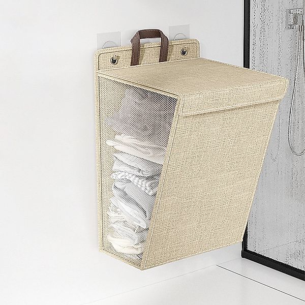 MODFU Wäschekorb 40L Wäschesammler Hängende Faltbox günstig online kaufen