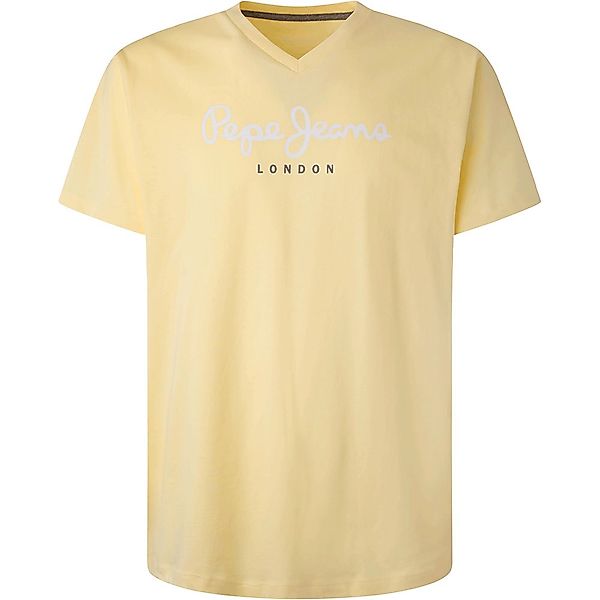 Pepe Jeans Eggo Kurzarm V-ausschnitt T-shirt M Fresh Yellow günstig online kaufen