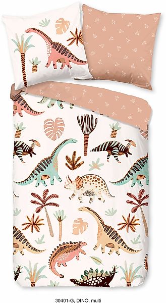 good morning Babybettwäsche »Dino«, 100% Baumwolle, 120x150, Reißverschluss günstig online kaufen