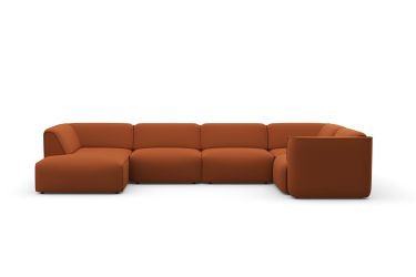 RAUM.ID Wohnlandschaft "Merid U-Form, jederzeit durch Module erweiterbar, B günstig online kaufen