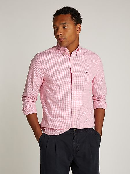 Tommy Hilfiger Businesshemd FLEX POPLIN GINGHAM günstig online kaufen