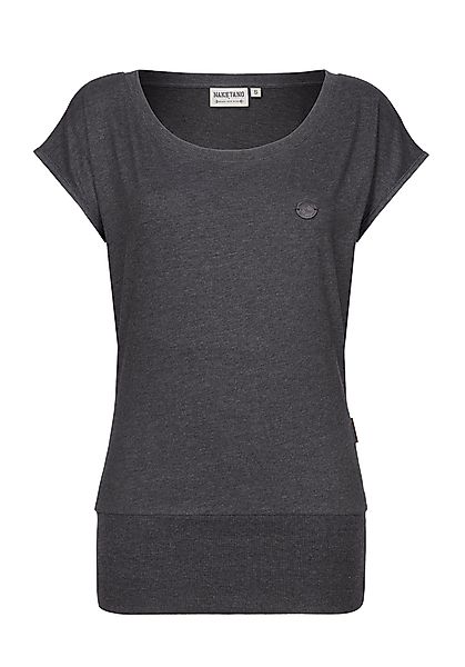 naketano Kurzarmpullover Wolle T-Shirt anthracite melange günstig online kaufen