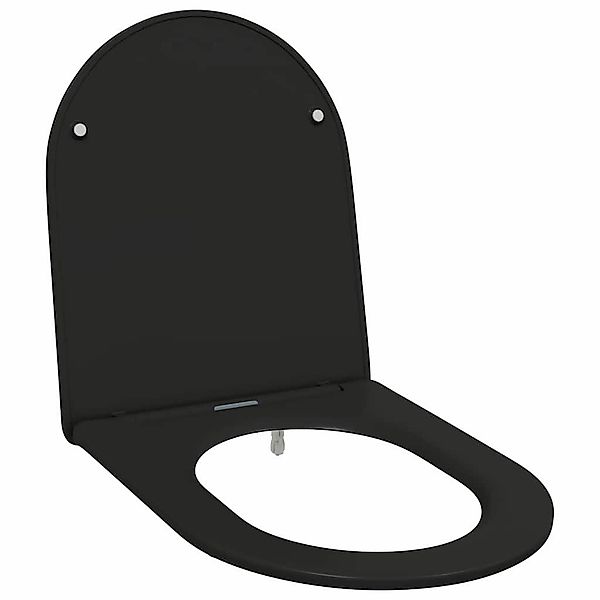 vidaXL WC-Sitz Schnellverschluss-WC-Sitz Schwarz 44 x günstig online kaufen
