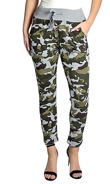 Mississhop Boyfriend-Hose Camouflage Damenhose Militär Hose günstig online kaufen