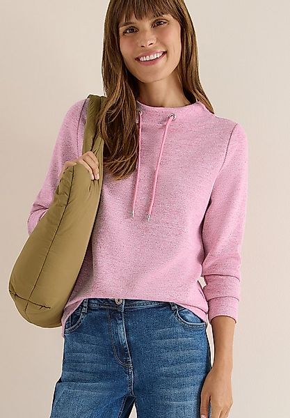 CECIL Rundhalspullover Funnelneck mit Tunnelzug günstig online kaufen