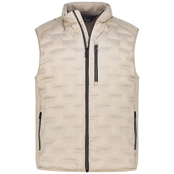 CASA MODA Steppweste, wind- und wasserabweisend Farbe beige Größe: 5XL günstig online kaufen