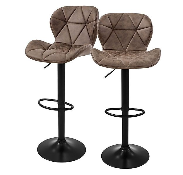 ML-DESIGN Barhocker Gepolsterter Barstuhl mit Rückenlehne und Fußstütze, 36 günstig online kaufen