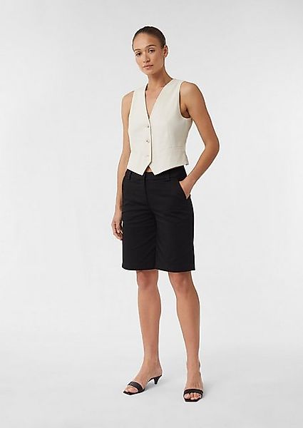 Comma Chinoshorts Bermuda-Shorts aus Baumwollmix günstig online kaufen