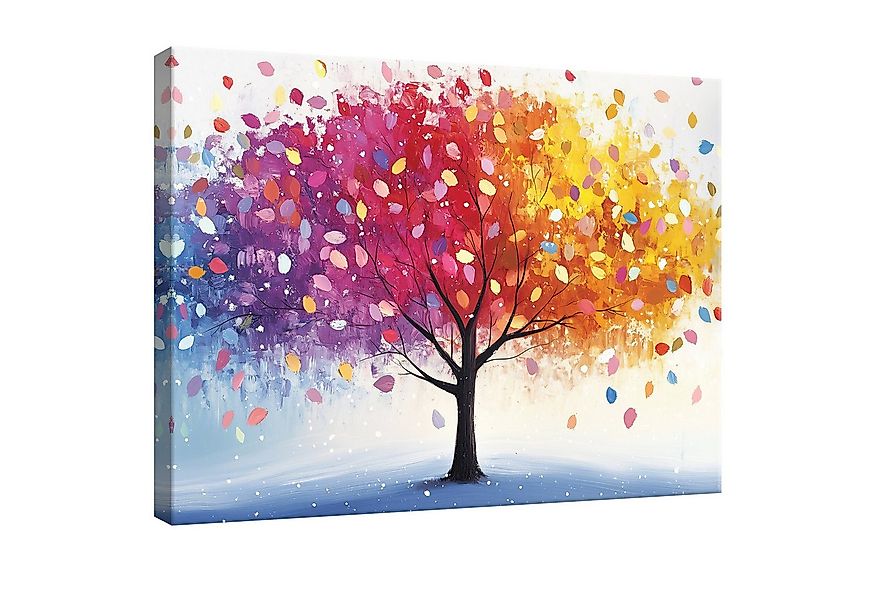 Wallarena Leinwandbild Abstrakt Modern Wandbilder XXL Wand Deko Leinwand Bi günstig online kaufen