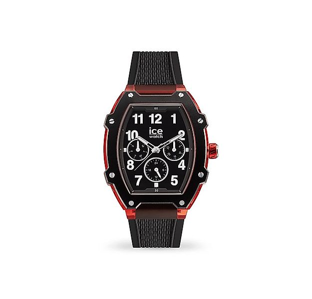 ice-watch Quarzuhr Ice-Watch Ice Boliday Plastic Black Red (M) 023316, Ice- günstig online kaufen