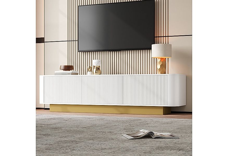 Merax Lowboard (1 St., 170 × 40,5 × 47 cm), TV-Schrank mit Stauraum, 3 Schr günstig online kaufen