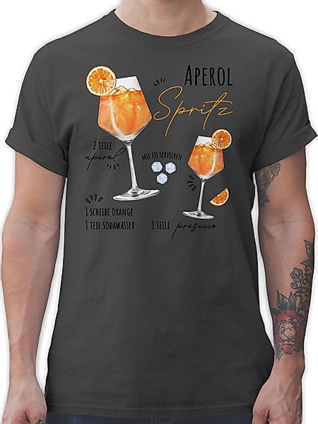 Shirtracer T-Shirt Aperol Spritz Rezept I günstig online kaufen
