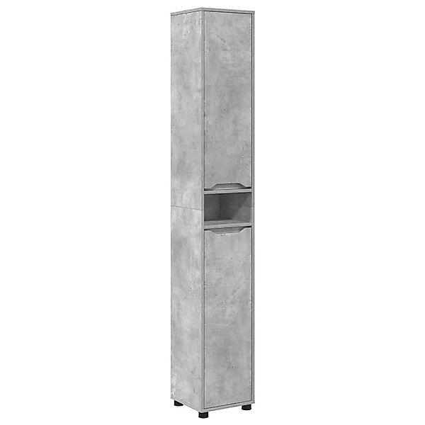 vidaXL Badezimmerschrank Beton Grau 30,5 x 30 x 195 cm Holzwerkstoff 888760 günstig online kaufen
