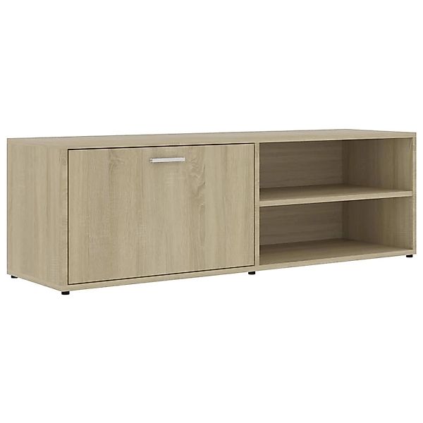 vidaXL TV-Schrank TV-Schrank Sonoma Eiche 120 x 34 x 37 cm Spanplatte Lowbo günstig online kaufen