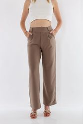 MIRROSI Stretch-Hose Damen Hose mit breitem günstig online kaufen