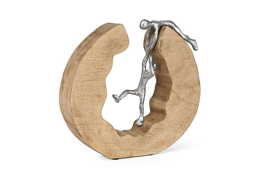 Moritz Skulptur Skulptur Teamwork 29x28x6cm, Holz, Tischdeko, Fensterdeko, günstig online kaufen