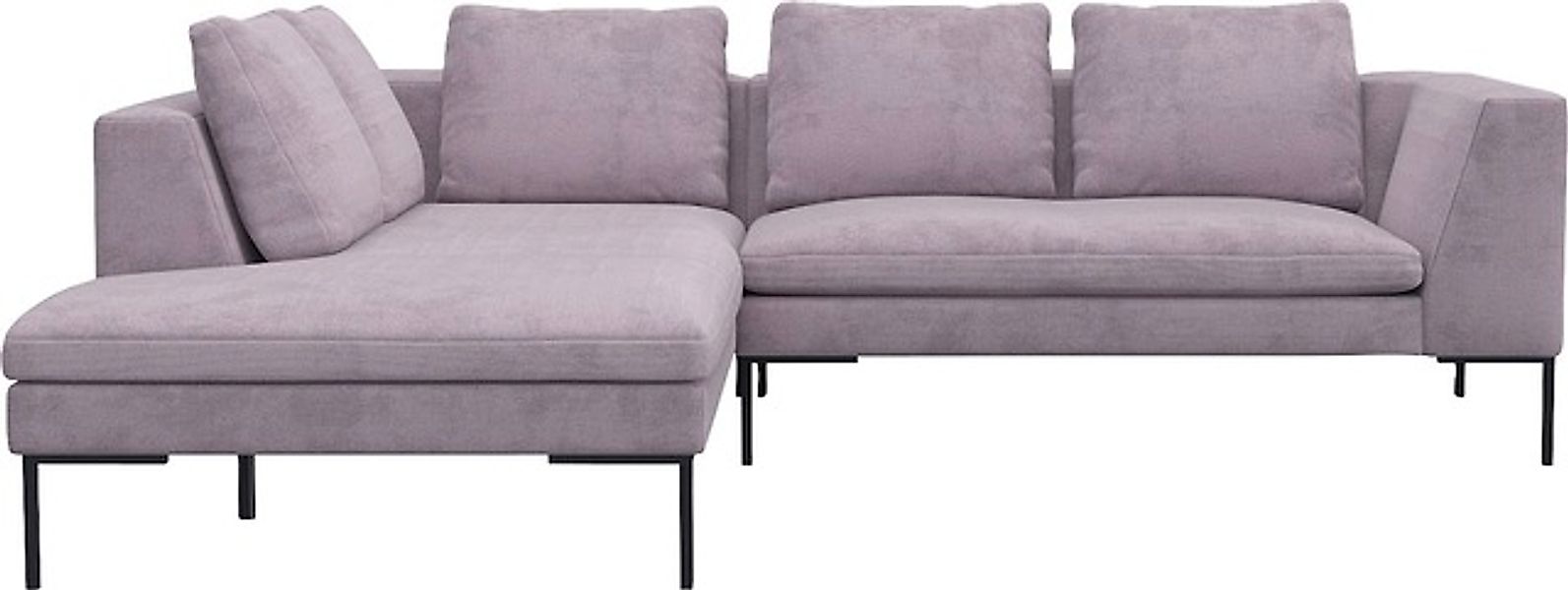 FLEXLUX Ecksofa »Loano, superbequemer Sitzkomfort durch Kaltschaum im Sitz, günstig online kaufen