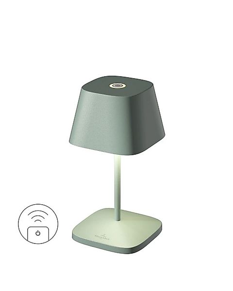 NEAPEL RC - Akku-Tischleuchte In- und Outdoor - inkl. Ladestation olivgrün günstig online kaufen