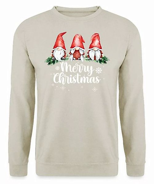 Quattro Formatee Sweatshirt Wichtel Gnom Zwerg Merry Christmas - Weihnachte günstig online kaufen