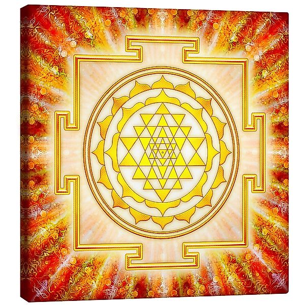 Posterlounge Wandbild Sri Yantra – Artwork günstig online kaufen