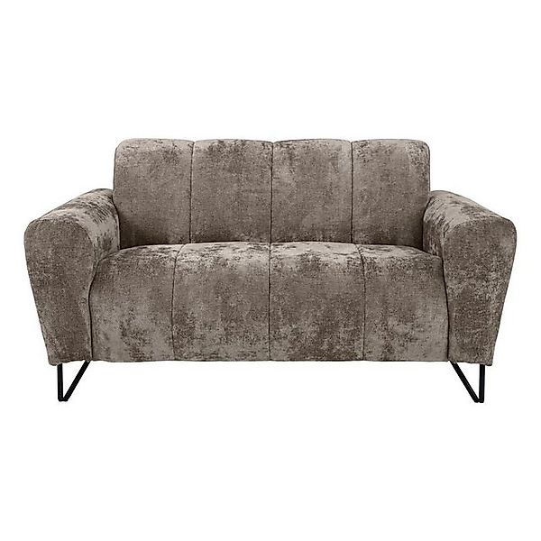 Beautysofa Sofa mit Metallbeine in schwarzer VOLARE, 2-Sitzer, viele Farbva günstig online kaufen