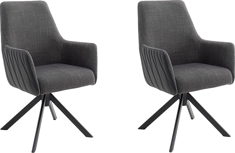 MCA furniture 4-Fußstuhl »Reynosa«, (Set), 2 St., Esszimmerstuhl 360°drehba günstig online kaufen