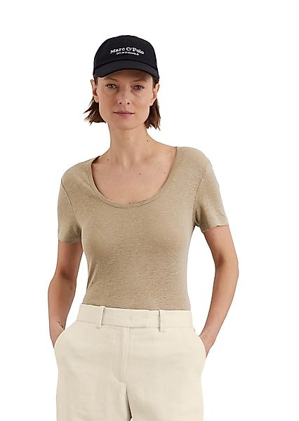 Marc OPolo T-Shirt "aus Leinen-Lyocell-Mix" günstig online kaufen