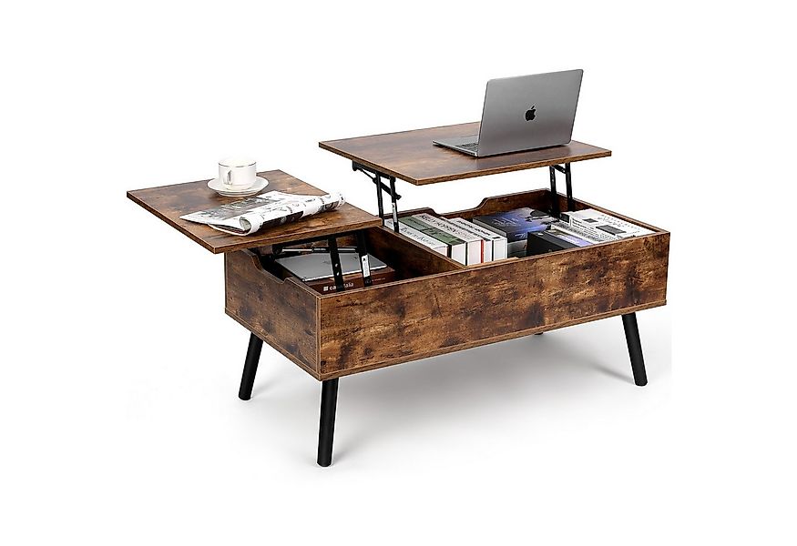 VOWNER Couchtisch Höhenverstellbarer, Wohnzimmertisch, Beistelltisch, Verse günstig online kaufen