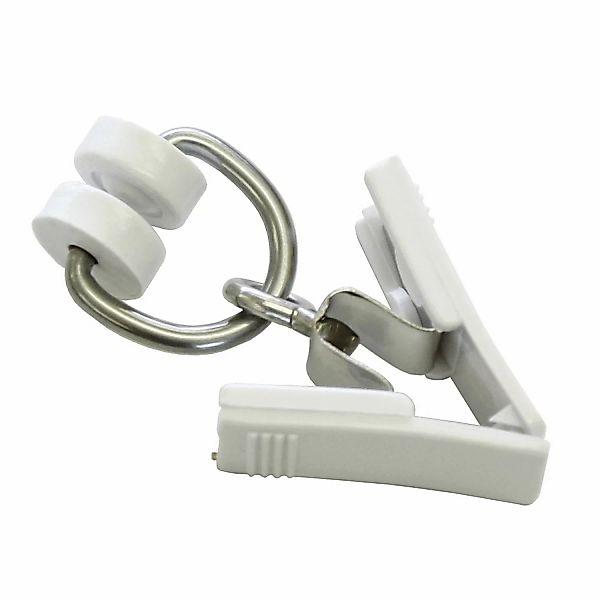 GARDINIA Gardinenring T-Rollringe mit Klammer, T-Schienen, günstig online kaufen