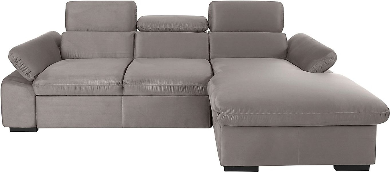 COTTA Ecksofa »Lola L-Form«, (Set, mit Hocker), mit Hocker & Kopfteilfunkti günstig online kaufen