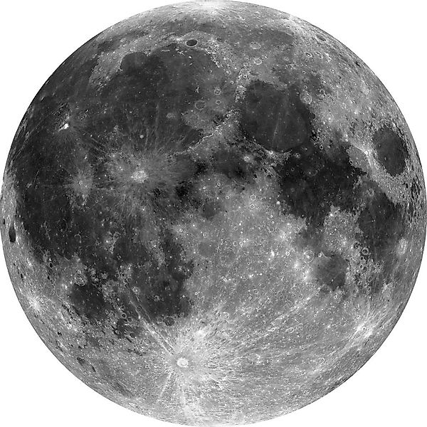 Komar Fototapete Moon D: ca. 125 cm günstig online kaufen