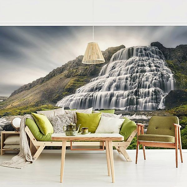 Fototapete Dynjandi Wasserfall günstig online kaufen