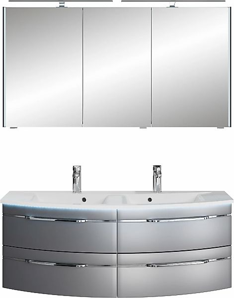 Saphir Badmöbel-Set "Badezimmer-Set 133,2 cm breit, inkl. Türdämpfer, 3 Tür günstig online kaufen