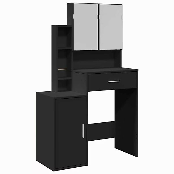vidaXL Schminktisch Schminktisch mit Schrank Schwarz günstig online kaufen