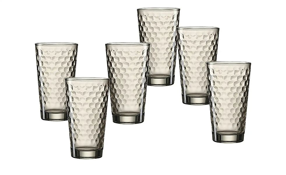 Ritzenhoff & Breker Longdrinkgläserset 6-teilig Favo ¦ grau ¦ Glas Gläser & günstig online kaufen