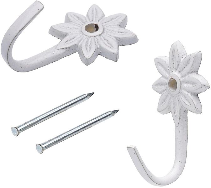 Liedeco Raffhaken Sternchen, Gardinen, (Set, 2-tlg), für Seitenschals, Gard günstig online kaufen