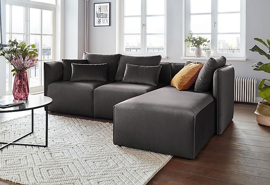 andas Ecksofa "Nöre", (3 Teile), zusammengesetzt aus Modulen, in vielen Bez günstig online kaufen