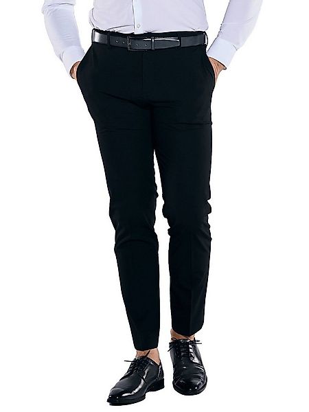 emilio adani Anzughose Herren Anzug-Hose slim fit, Schwarz günstig online kaufen