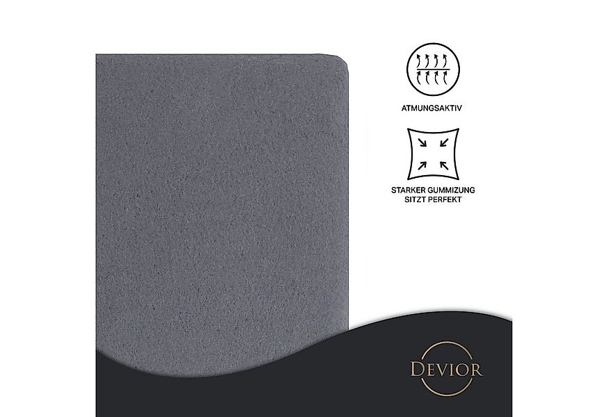 Devior Spannbettlaken Fleece 80% Baumwolle 20% Polyester, Winterspannbettla günstig online kaufen