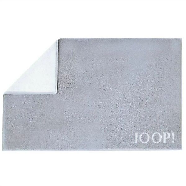 Joop! Badematte Duschvorleger Badvorleger 1600-076 Silber Weiß 50x80 cm günstig online kaufen