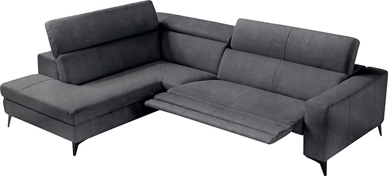 Egoitaliano Ecksofa »Edith, Designsofa mit hohem Sitzkomfort, L-Form«, inkl günstig online kaufen
