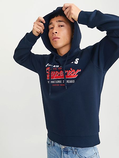 Jack & Jones Kapuzensweatshirt "JJELOGO SWEAT HOOD 2 COL 24/25 NOOS", mit L günstig online kaufen