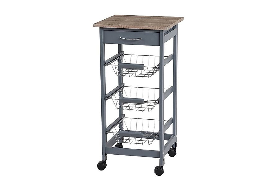 HTI-Living Küchenregal Küchenwagen Küchenregal mit Metallkörben, Stück 1-tl günstig online kaufen