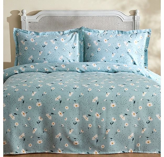 Karaca Bettwäsche Karaca Daisy 100% Baumwolle Doppelbett Deckenbezug Tagesd günstig online kaufen
