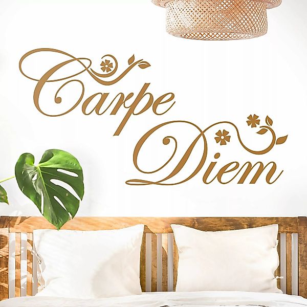 Wandtattoo Carpe Diem-Floral Floral günstig online kaufen