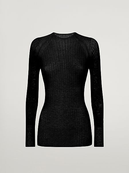 Wolford - Air Wool Top Long Sleeves, Frau, black, Größe: M günstig online kaufen