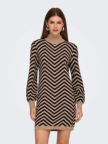 ONLY Strickkleid "ONLJULIA LS HIGHNECK PATTERN DRESS KNT" günstig online kaufen